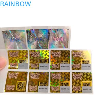 पीवीसी चिपकने वाला विनाइल पीवीसी पेपर स्टिकर वाटरप्रूफ यूवी होलोग्राम मुद्रित स्व-चिपकने वाला रोल लेबल पैकेजिंग लेबल