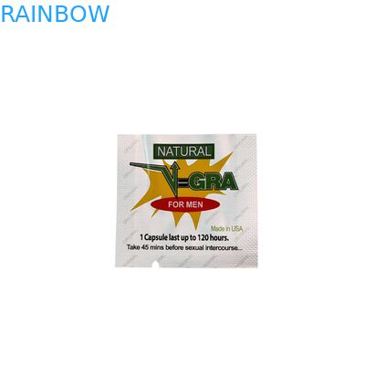 गोलियों, टैबलेट और औषधीय कैप्सूल के लिए कस्टम आकारों के साथ खाद्य-ग्रेड हीट सील प्लास्टिक जिपर बैग