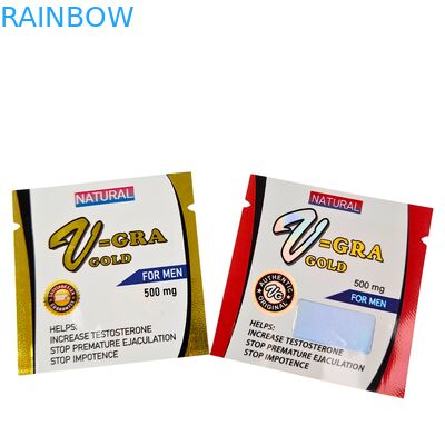 गोलियों, टैबलेट और औषधीय कैप्सूल के लिए कस्टम आकारों के साथ खाद्य-ग्रेड हीट सील प्लास्टिक जिपर बैग
