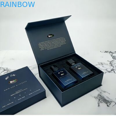 थोक कस्टम लक्जरी कॉस्मेटिक फ़ोल्डर्स चुंबकीय उपहार ईवा फोम इंसर्ट मैट लैमिनेशन बायोडिग्रेडेबल सामग्री इत्र शिल्प के लिए