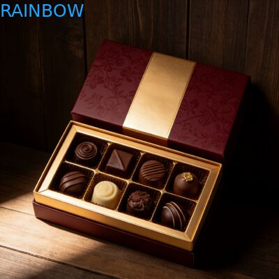कस्टम लोगो व्यक्तिगत चॉकलेट उपहार बॉक्स पैकेजिंग कैंडी चॉकलेट सौंदर्य प्रसाधन बॉक्स खाली चॉकलेट बार बॉक्स