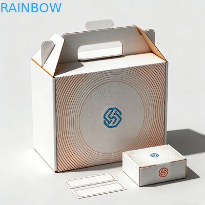 मैट लैमिनेशन और कस्टम लोगो के साथ कस्टम बायोडिग्रेडेबल गिफ्ट मेलिंग फ़ोल्डर