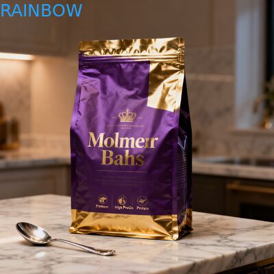 कस्टम बायोडिग्रेडेबल पशु फ़ीड खाद्य पैकेजिंग Mylar बैग साइड Gusset बैग कुत्ता बिल्ली पालतू भोजन वाल्व के साथ जिपर बैग