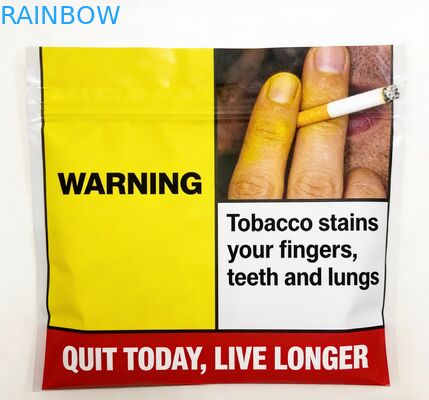 प्री-रोल्ड बैग ज़िपलॉक खाद्य पैकेजिंग खाद्य ग्रेड तीन पक्षीय सील बैग तंबाकू के लिए प्लास्टिक Mylar बैग