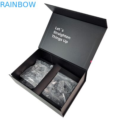 दंत संरेखक के लिए चुंबकीय बंद के साथ कस्टम दांत संरेखक पैकेजिंग बॉक्स 350 ग्राम मोटाई और अनुकूलन योग्य डिजाइन