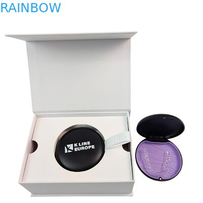 दंत पैकेजिंग के लिए चुंबकीय बंद के साथ कस्टम लोगो रिसाइकिल करने योग्य ऑर्थोडोंटिक बॉक्स