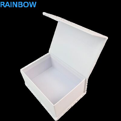 कस्टम फोल्डेबल चुंबकीय बंद उपहार बॉक्स फ्लैट पैक चुंबकीय कागज कार्डबोर्ड चुंबक बंद करने के लिए कपड़े उपहार