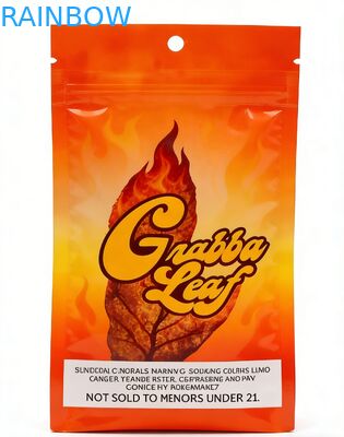 खाली बाल प्रतिरोधी पुनर्नवीनीकरण योग्य एल्यूमीनियम पन्नी Mylar खाद्य ग्रेड गंधरोधी सिगार रोलिंग पन्नी तंबाकू बैग