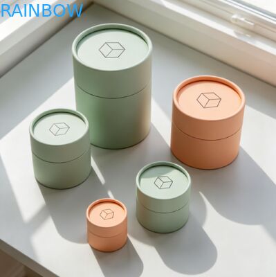 जैव अपघटनीय अनुकूलन योग्य आकार उपहार बॉक्स पैकेजिंग के लिए खाद्य ग्रेड सुरक्षित क्राफ्ट पेपर ट्यूब