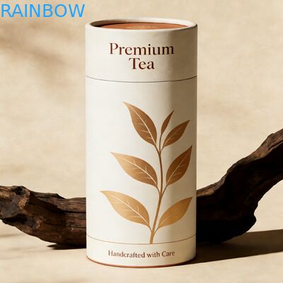 पर्यावरण के अनुकूल बायोडिग्रेडेबल अनुकूलन योग्य सिलेंडर पैकेजिंग ट्यूब और खाद्य-ग्रेड सुरक्षित कॉस्मेटिक और परफ्यूम पैकेजिंग के लिए पेपर बॉक्स