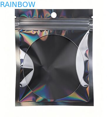 कस्टम मुद्रण पुनर्नवीनीकरण योग्य पीवीसी प्लास्टिक मैट तीन पक्षीय सील के साथ फिर से बंद करने योग्य पैकेजिंग बैग