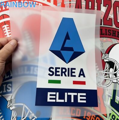 अनुकूलित चमक अंधेरे में चांदी होलोग्राफिक गर्मी प्रेस लेबल कस्टम पैटर्न गर्मी हस्तांतरण परिधान स्टिकर