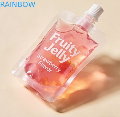 कस्टम स्पूट पाउच 30ml प्यूरी के लिए दही फल बेबी जूस बेबी पूरक खाद्य स्पूट पाउच प्लास्टिक बैग के आकार