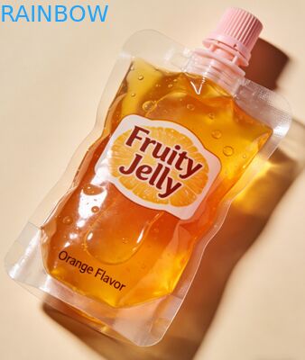 कस्टम स्पूट पाउच 30ml प्यूरी के लिए दही फल बेबी जूस बेबी पूरक खाद्य स्पूट पाउच प्लास्टिक बैग के आकार