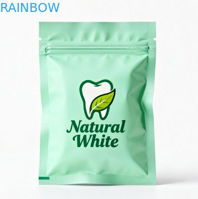 पुनः सील करने योग्य ज़िपर और खाद्य-ग्रेड सामग्री के साथ कस्टम ऑर्थोडोंटिक अलाइनर पैकेजिंग बैग, अनुकूलन योग्य आकारों में