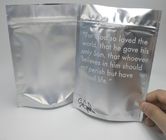 एल्यूमीनियम पन्नी मेकअप आयोजक बैग, प्लास्टिक कॉस्मेटिक बैग मुद्रण टुकड़े टुकड़े में
