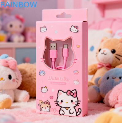 अनुकूलन योग्य मात्रा 350 ग्राम मोटाई के साथ कागज बॉक्स यूएसबी केबल पैकेजिंग के लिए गर्म स्टैम्पिंग परिष्करण