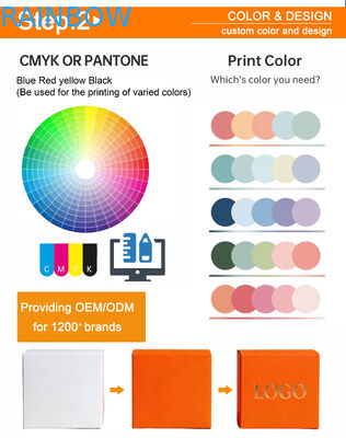 अनुकूलित पर्यावरण के अनुकूल तह योग्य 350 ग्राम मोटाई आभूषण कपड़े जूते घड़ी के लिए कार्डबोर्ड उपहार बॉक्स