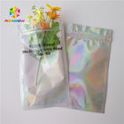 होलोग्राम प्रभाव के साथ वेडिंग केक प्लास्टिक पाउच पैकेजिंग थ्री साइड सील ज़िप बैग