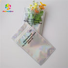 होलोग्राम प्रभाव के साथ वेडिंग केक प्लास्टिक पाउच पैकेजिंग थ्री साइड सील ज़िप बैग