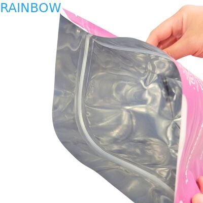 हीट सील गुणवत्ता आश्वासन आर्द्रता सबूत अनुकूलित आकार खड़े हो जाओ बैग फिर से बंद खाद्य बैग