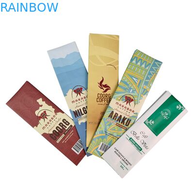 कॉफी और स्नैक्स पैकेजिंग के लिए खाद्य ग्रेड गंध रोधी स्टैंड अप पाउच 120 माइक्रोन
