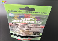 CBD GUMMIES पैकेजिंग प्लास्टिक बैग्स विथ लैमिनेटेड एल्युमीनियम सैचेट बैग हीट सील फ़ूड जिप पाउच फॉइल पॉली बैग