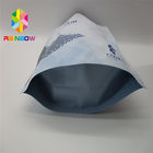 जिपर Reclosable प्लास्टिक पाउच पैकेजिंग डबल पक्षीय मैट गोल्ड फ्लैट खाद्य सुरक्षित बैग
