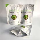 कॉफी / चाय / दूध प्रोटीन पाउडर के लिए बायोडिग्रेडेबल प्रिंटेड जिपलॉक बैग्स छोटे इंस्टेंट खाली टिप