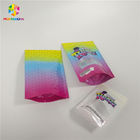 सीबीडी कैंडी पैकेजिंग के लिए कस्टम मुद्रित Resealable Ziplock Doypack टुकड़े टुकड़े में सामग्री गंध सबूत Runtz बैग