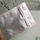 सादा चांदी के रंग जिपर पाउच बैग अनुकूलित टुकड़े टुकड़े में पैकेजिंग अनुकूलित