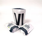 मैट व्हाइट कॉफी बैग प्लास्टिक पाउच पैकेजिंग एल्यूमीनियम पन्नी हील सील पाउच