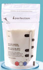 पुन: प्रयोज्य प्लास्टिक पाउच पैकेजिंग कस्टम पूर्व - निष्फल बेबी स्तन दूध भंडारण