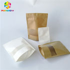 पुन: प्रयोज्य फाड़ना प्लास्टिक खाद्य पैकेजिंग सफेद भूरा कागज स्वनिर्धारित मुद्रण