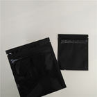 पुन: प्रयोज्य Bpa नि: शुल्क काले टिप हर्बल धूप का चश्मा पैकेजिंग चमकदार एल्यूमीनियम पन्नी जिपर बैग
