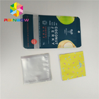 कॉस्मेटिक मेकअप पैक के लिए मैट एल्युमिनियम फॉयल पैकेजिंग बैग्स थ्री साइड सील पाउच