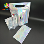 बिकनी गारमेंट्स प्लास्टिक पाउच पैकेजिंग होलोग्राम 3 डी सामग्री जिपर के साथ बैग के ऊपर खड़े हो जाओ