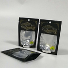 मेडिकल सीबीडी प्लास्टिक पाउच पैकेजिंग स्मैल प्रूफ 1 / 4oz 1 / 2oz 1oz विद विंडो / जिपर