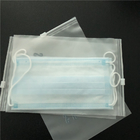 खिड़की के साथ डिस्पोजेबल मास्क पैकेजिंग हीट सील बैग जिपर टॉप ग्रैव्योर प्रिंटिंग