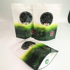 Biodegradable स्टैंड अप कॉफी पाउच स्लिमिंग Matcha ग्रीन टी बैग Gravure प्रिंटिंग