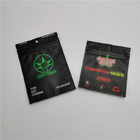 Resealable ज़िपलॉक प्लास्टिक पाउच पैकेजिंग रंट्ज़ गंध प्रूफ 3.5 ग्राम कस्टम लेबल मुद्रित