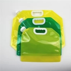 Leakproof पारदर्शी 500 मिलीलीटर तरल फ्लास्क बैग