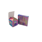 होलोग्राफिक सतह के साथ सोप ब्लिस्टर कॉस्मेटिक लिपस्टिक क्रीम सीरम बॉक्स के लिए लक्जरी कलरफुन पैकेजिंग बॉक्स