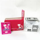 पिंक पुसीकैट पेपर बॉक्स कार्ड एम्बॉसिंग हॉट स्टैम्पिंग सेंसुअल एनहांसमेंट ब्लिस्टर पैकेजिंग डिस्प्ले बॉक्स कार्ड