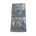 होलोग्राफिक लेजर कॉस्मेटिक पैकेजिंग बैग CMYK ज़िपलॉक हैंडल