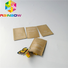 कस्टम लोगो हीट सील टुकड़े टुकड़े में पन्नी तीन साइड हीट सील फ्लैट थैली कॉस्मेटिक नमूने पैकेजिंग गंध सबूत पाउच बैग