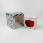 स्पष्ट खिड़की पैनटोन रंग होलोग्राफिक पेपर बॉक्स मैट फाड़ना