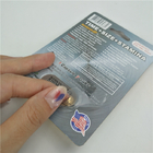 चमकदार परिष्करण संवर्धन राइनो 7 9x12 सेमी 3 डी पैकिंग कार्ड