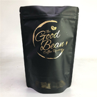 ब्लैक कॉफी बैग स्टैंड पाउच फूड ग्रेड चाय / कॉफी / स्नैक / मट्ठा पाउडर बैग