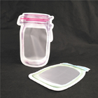 खाद्य रस दूध जेली तरल के लिए अनुकूलित पुन: प्रयोज्य विशेष आकार का प्लास्टिक पाउच